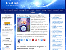 Tablet Screenshot of eraoflight.com